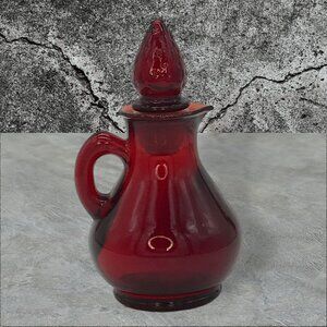 Avon Ruby Red 1970’s Cape Cod Oil Bottle